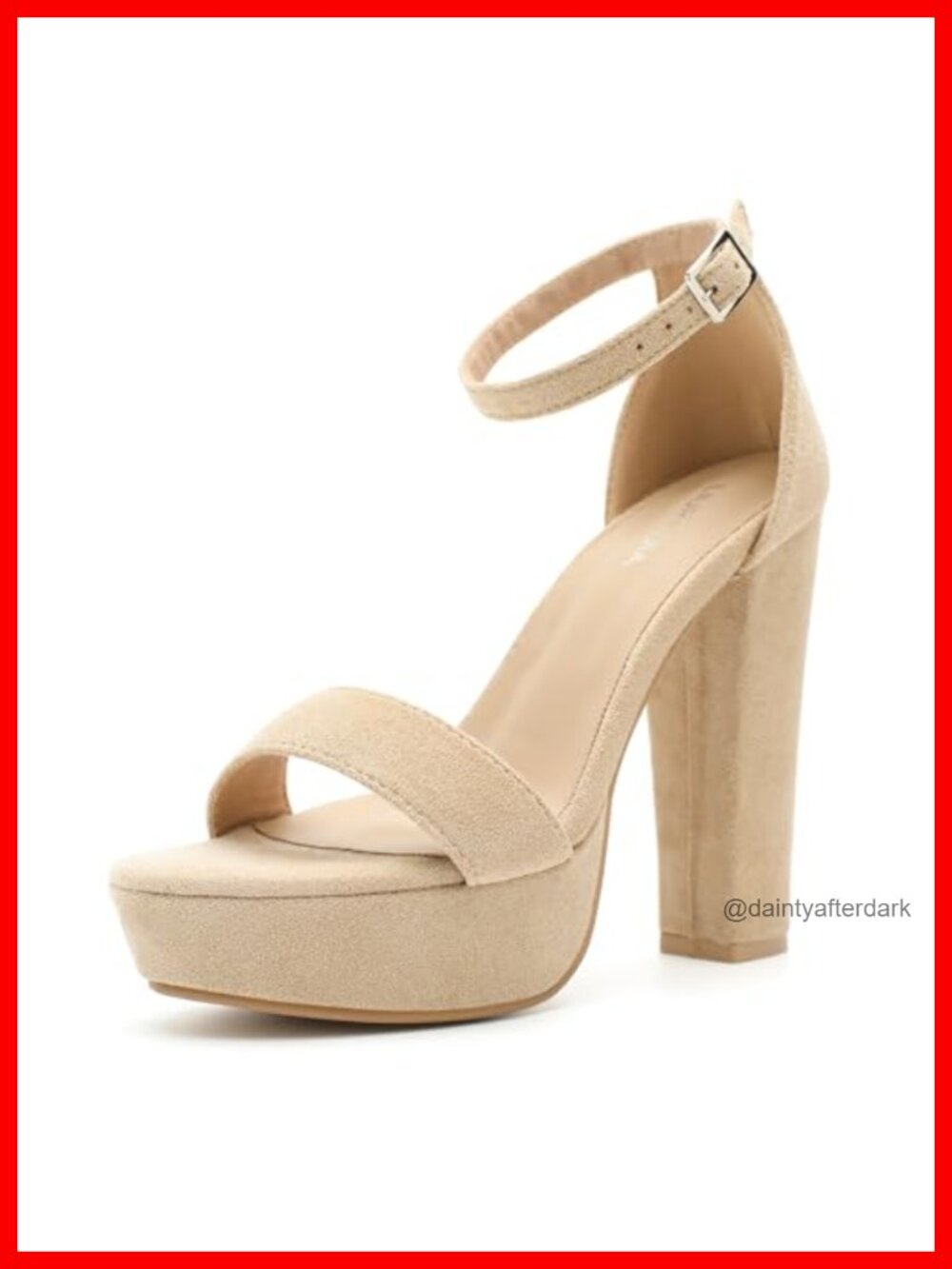 Women's Chunky Platform High Block Heel Dress Sandals